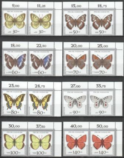 BRD 1512 / 1519 Paar - waagerecht ** - 1991